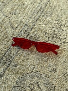Red Cat Eye Sunglasses
